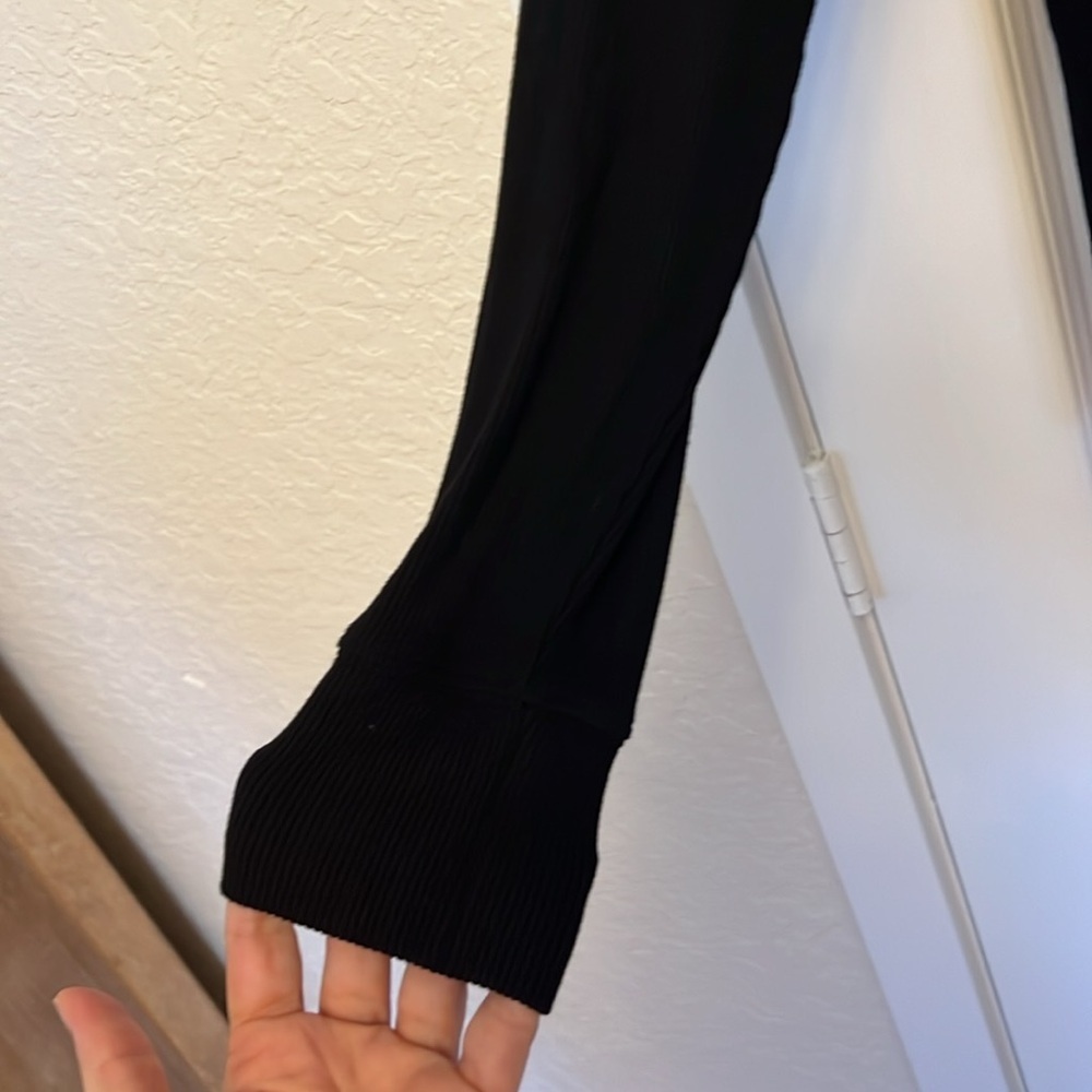 REISS Carly Asymmetric Neck Jersey Long Sleeve - Picture 9 of 11